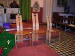 Stroud Priest and assistants Chairs in American Cherry in situ