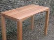 Credence table in solid oak with plied joint details