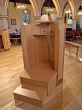 "Scoop" Pulpit with adjustable reading platen